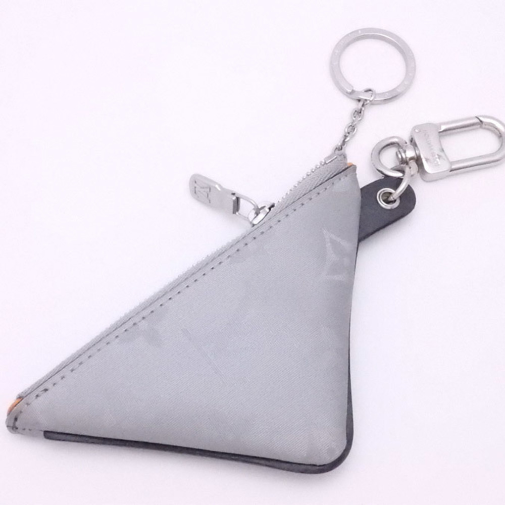Louis Vuitton Key Case Monogram Satellite Portocre Pouch Ring Gray