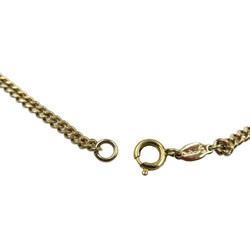Christian Dior CD Metal Gold Necklace