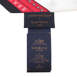 Louis Vuitton × Yayoi Kusama YK Bando BB Painted Dot M78284 White Silk Scarf Muffler