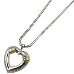 Tiffany heart silver 925 K18 gold necklace