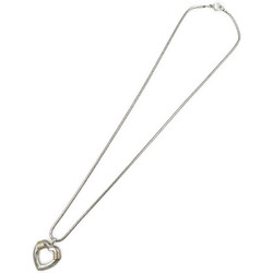 Tiffany heart silver 925 K18 gold necklace