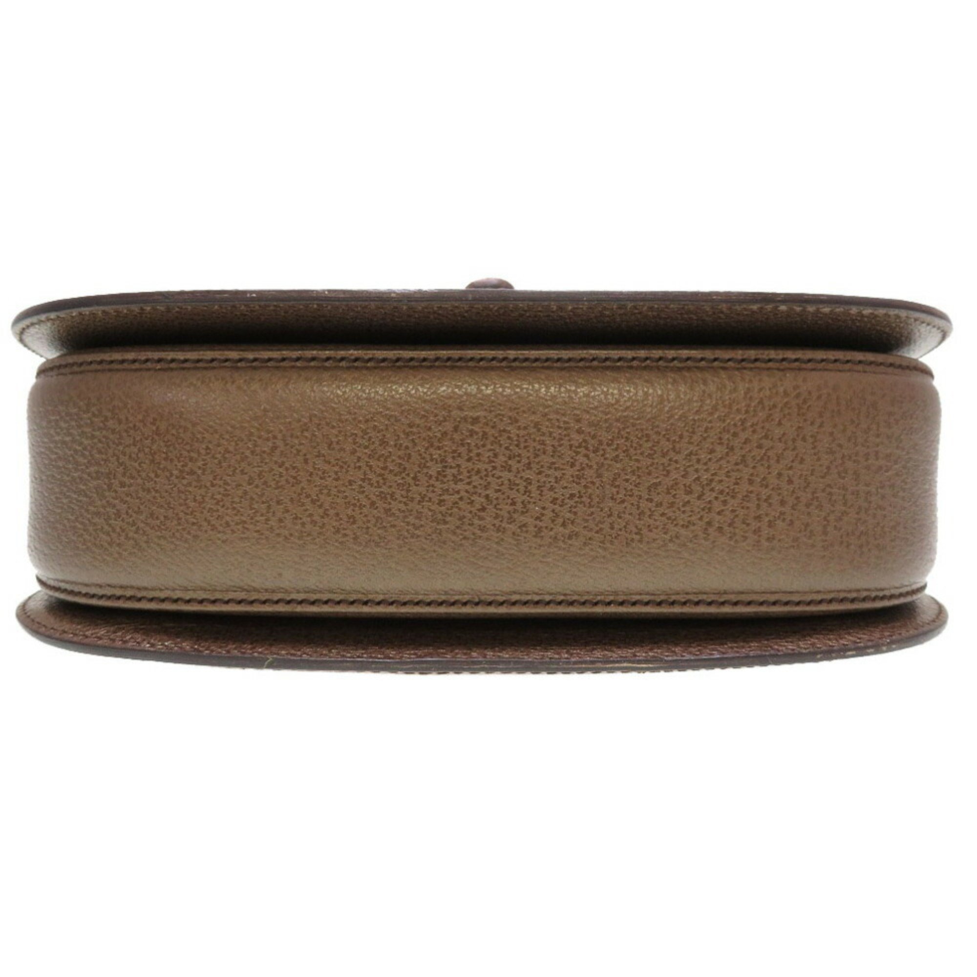 Gucci bamboo leather bronze
