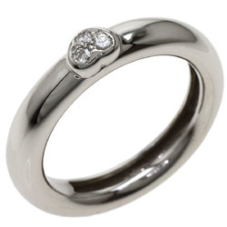 Tiffany Friendship Heart Diamond Ring K18 White Gold Ladies TIFFANY&Co.