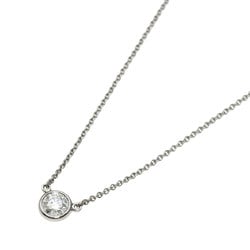 Tiffany visor yard necklace platinum PT950 Ladies TIFFANY&Co.