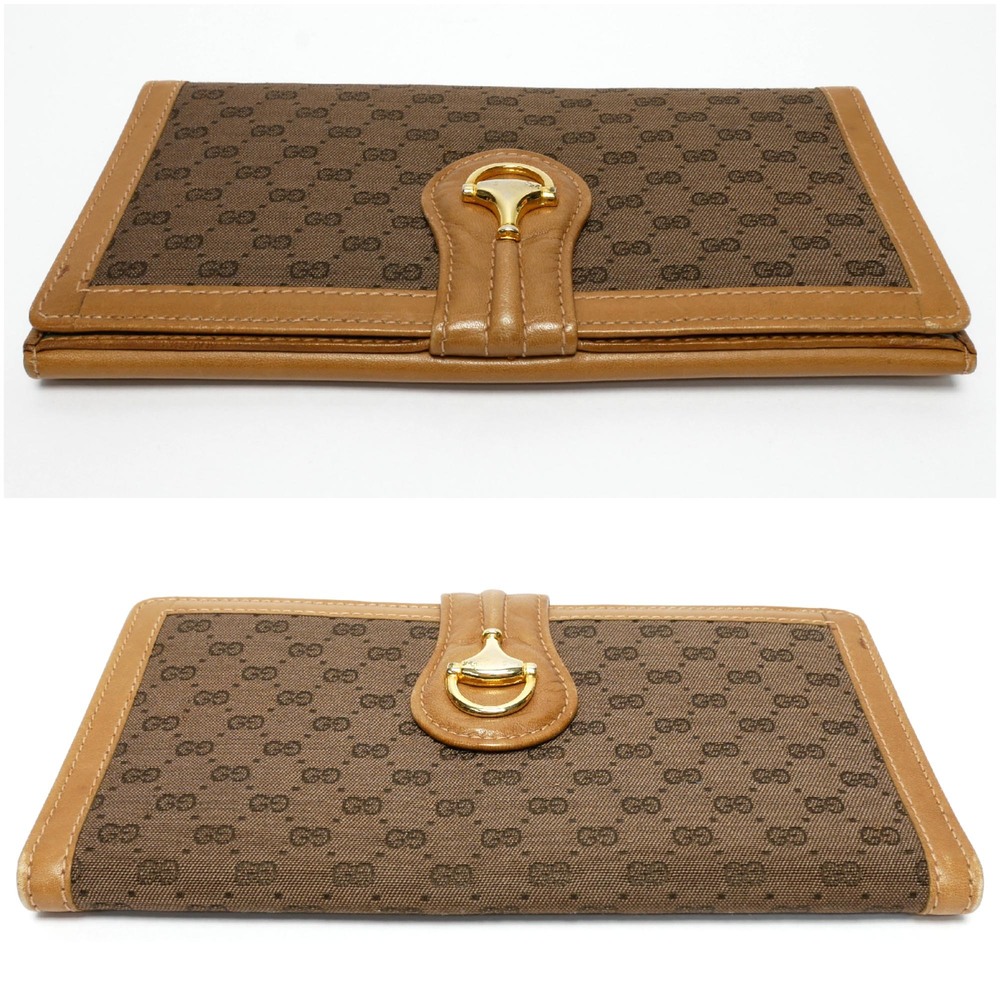Gucci GG 1960s Vintage Centerfold Brown Wallet - A World Of Goods For You,  LLC