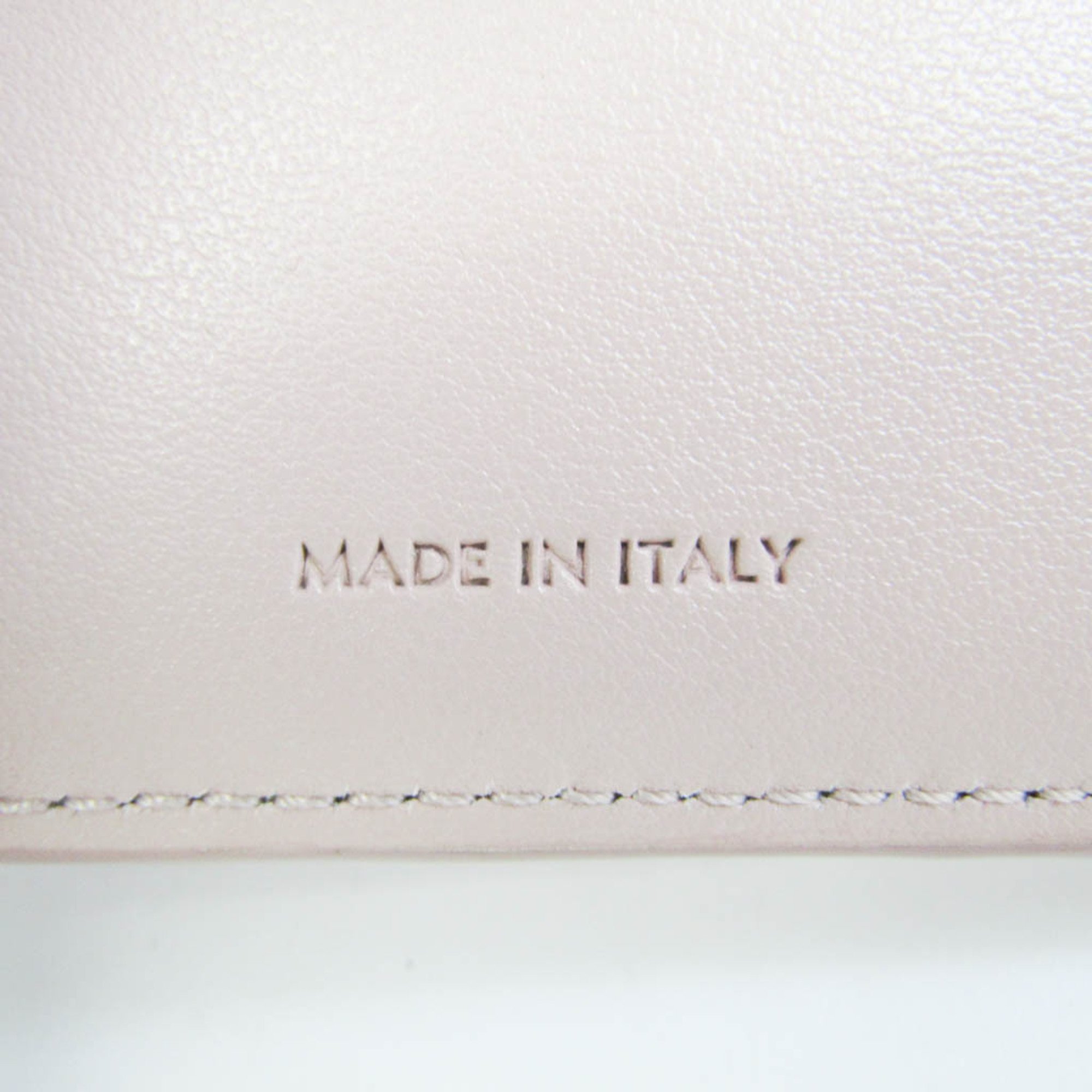 Celine Folded Compact Wallet 10E60 Women's Leather Wallet (tri-fold) Light Pink