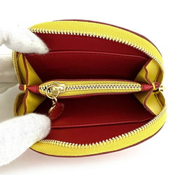 Stella McCartney coin case pink yellow gold 700258 w8857 6601 leather STELLA McCARTNEY purse half moon wallet