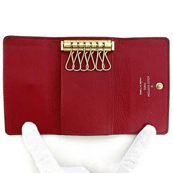 Louis Vuitton 6 consecutive key case multicle red scarlet monogram amplant M63708 leather SP1109 LOUIS VUITTON holder for ladies