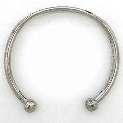 Louis Vuitton Bangle Jonk Monogram Silver M64840 Bracelet Metal 