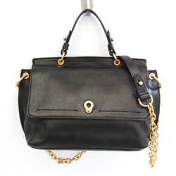 Cole Haan ZOE CHR11591 Women's Leather Handbag,Shoulder Bag Black