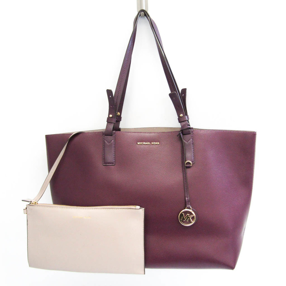 Michael Kors Cameron Reversible 30F7GR3T7T Women's Leather Tote Bag Purple  | eLADY Globazone
