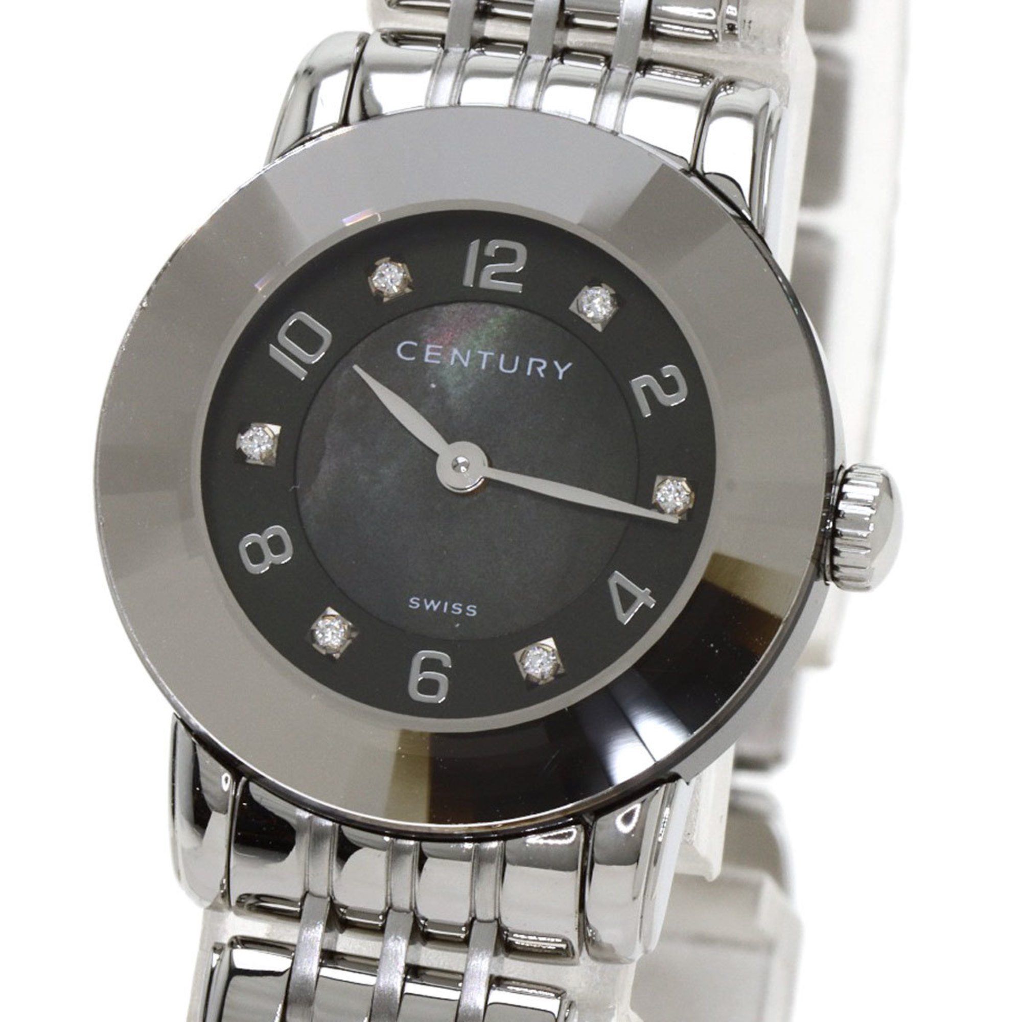 Century 648.7.S.N5B.12.SF elegance watch stainless steel SS ladies CENTURY