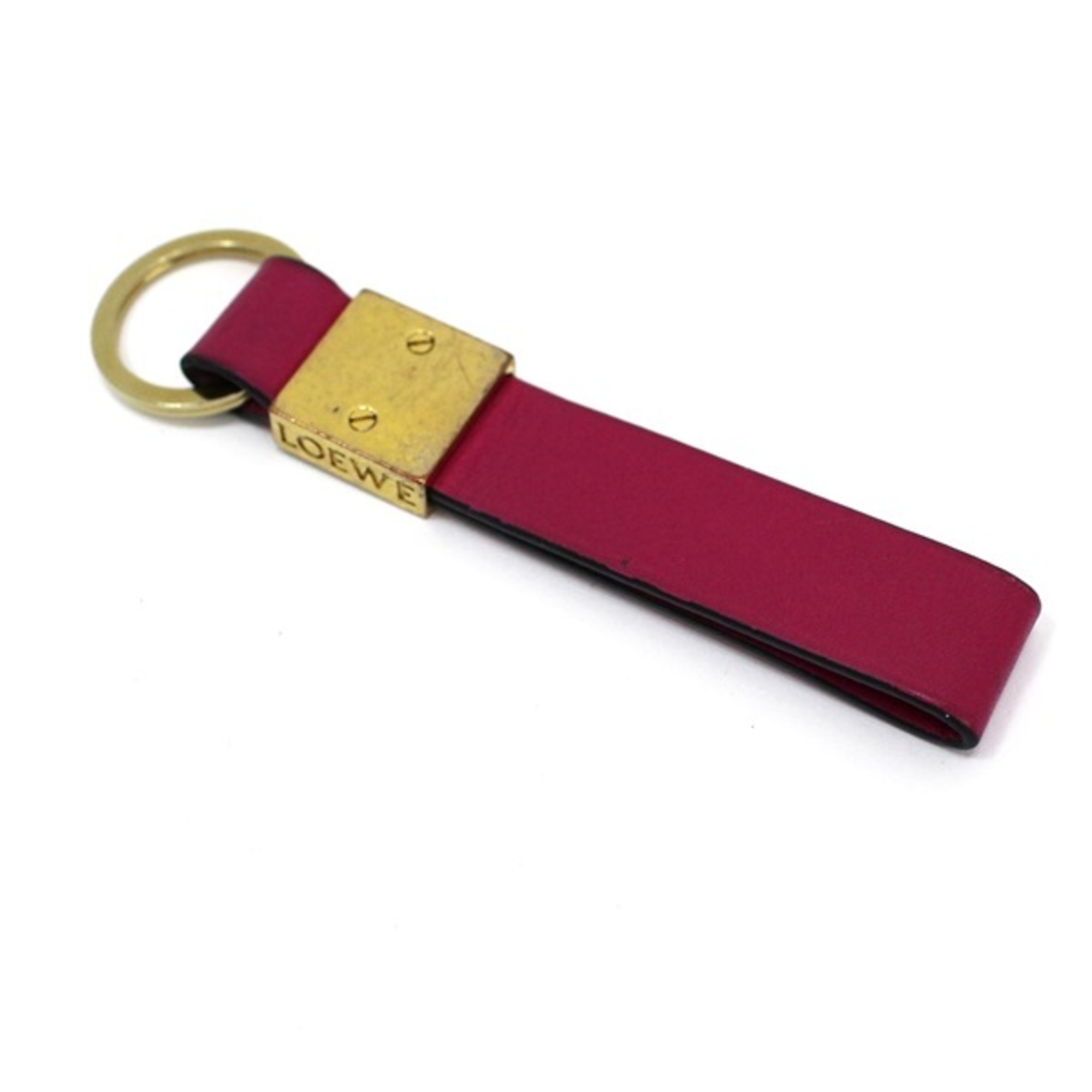 Loewe key ring holder leather purple LOEWE ladies