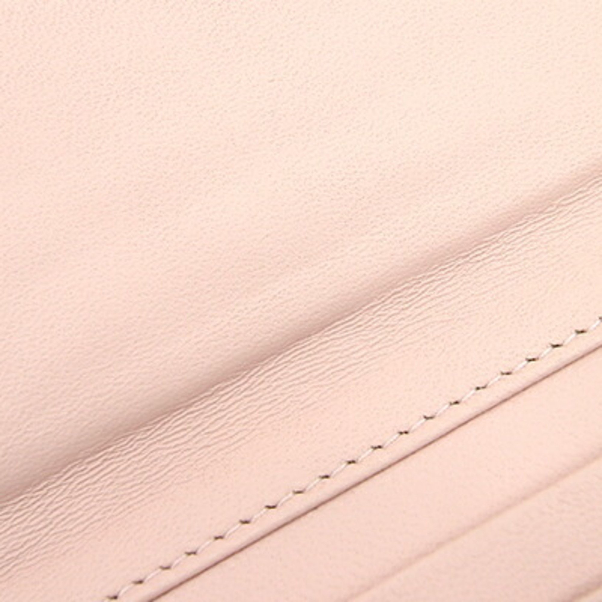Bottega Veneta Trifold Wallet Intrecciato 533451 Baby Pink Leather Ladies Fold BOTTEGA VENETA