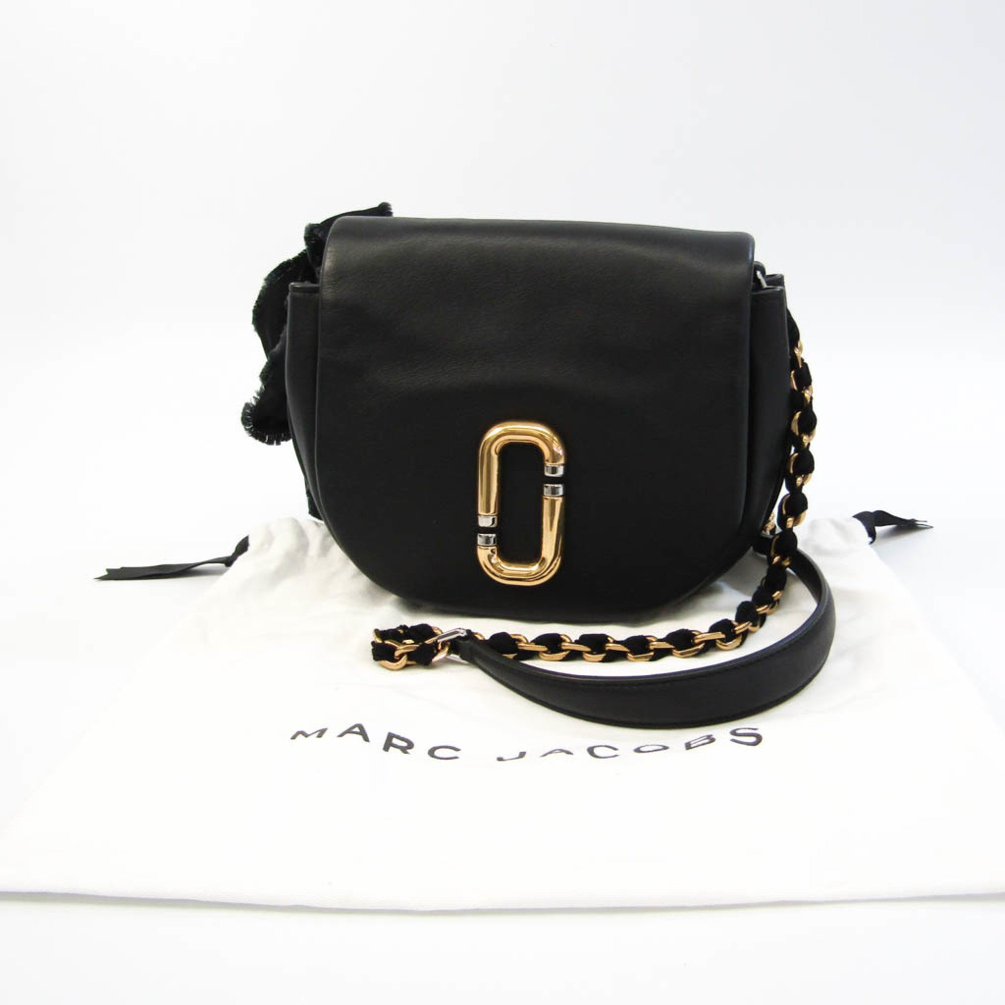 Marc Jacobs KIKI M0010258 Women's Leather Shoulder Bag Black