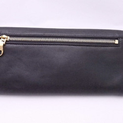 Loewe LOEWE Bifold Long Wallet Anagram Black Leather Women's