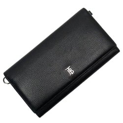 Burberry BURBERRY folio long wallet black leather