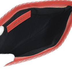 Balenciaga BALENCIAGA clutch bag leather red × white second unisex