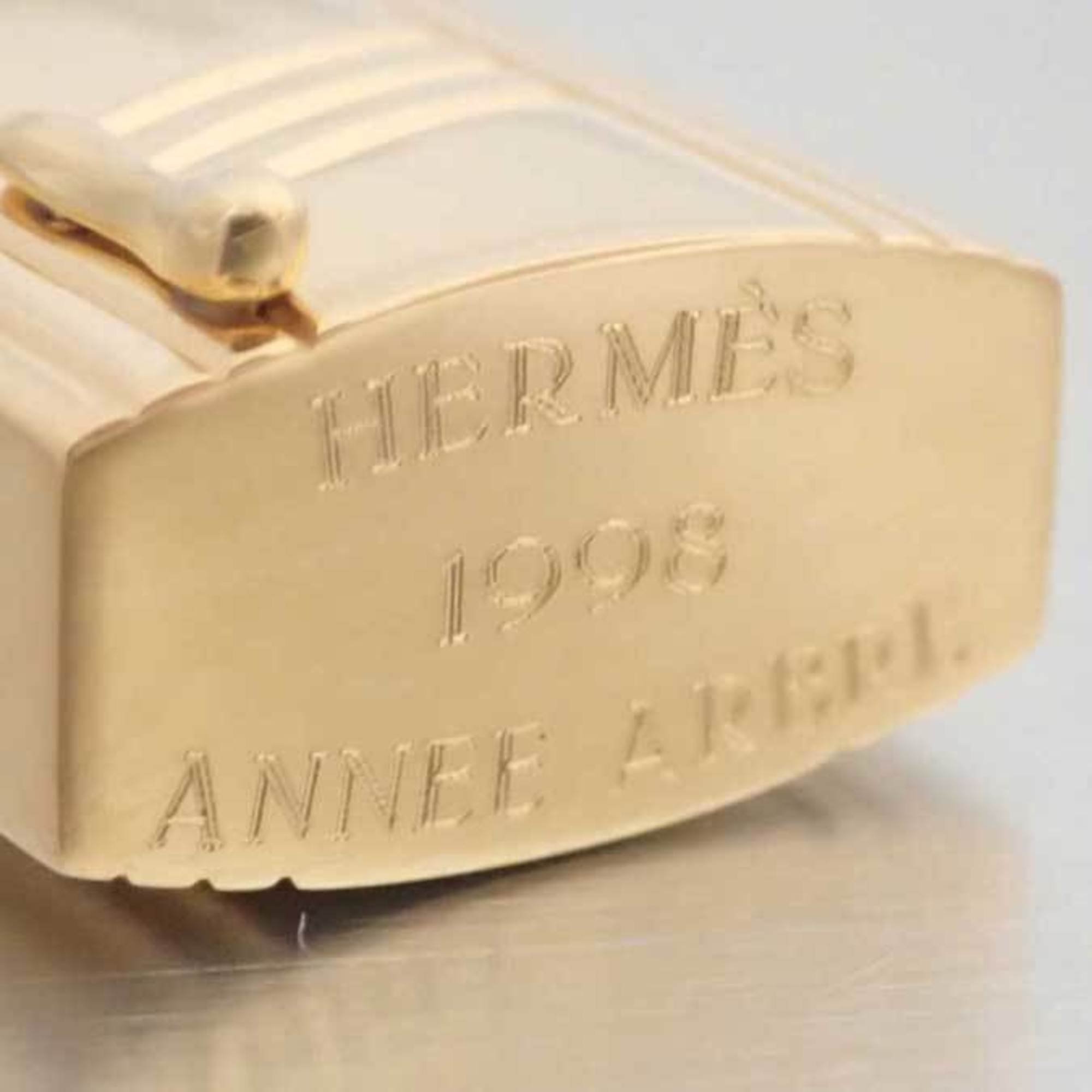 Hermes HERMES cadena charm pendant 1998 ANNEE ARBRE gold metal material women's men's