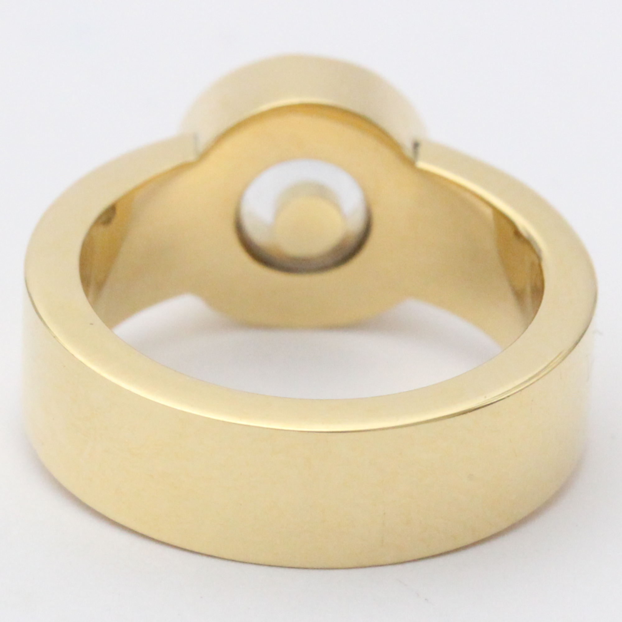 Polished CHOPARD Happy Diamonds Ring 18K Gold 82/3087-20 BF557874