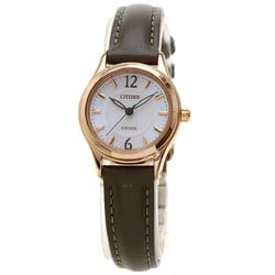 Citizen EX2062-01A B036-T020283 Exceed watch GP/leather ladies