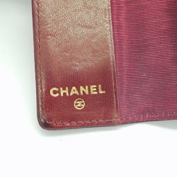 CHANEL Chanel here mark key case caviar skin 6 row Bordeaux 13502