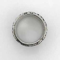 Christian Dior Ring Silver Black White Trotter No. 9 Ladies