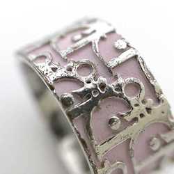 Christian Dior Ring Silver Pink White Trotter No. 14 Women's CD