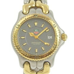 Tag Heuer Professional Sel WG1220-KO Stainless Steel x Gold Plated Quartz Analog Display Boys Gray Dial Watch