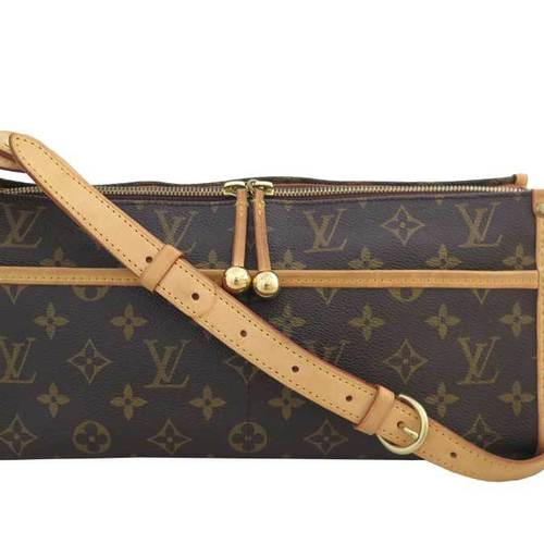 Louis Vuitton Popincourt Long M40008 Brown Monogram Shoulder Bag 11387