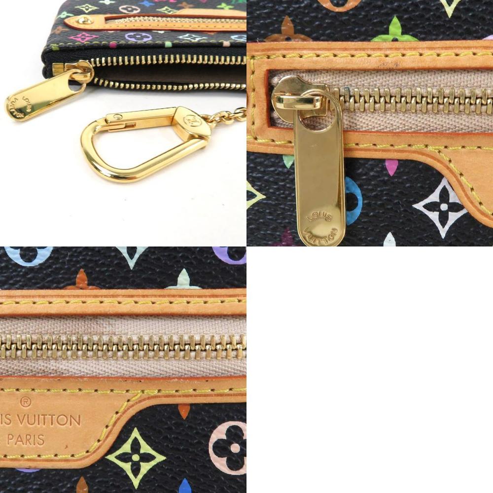 Louis Vuitton LOUIS VUITTON coin case monogram multicolor pochette MM noir  unisex M60031