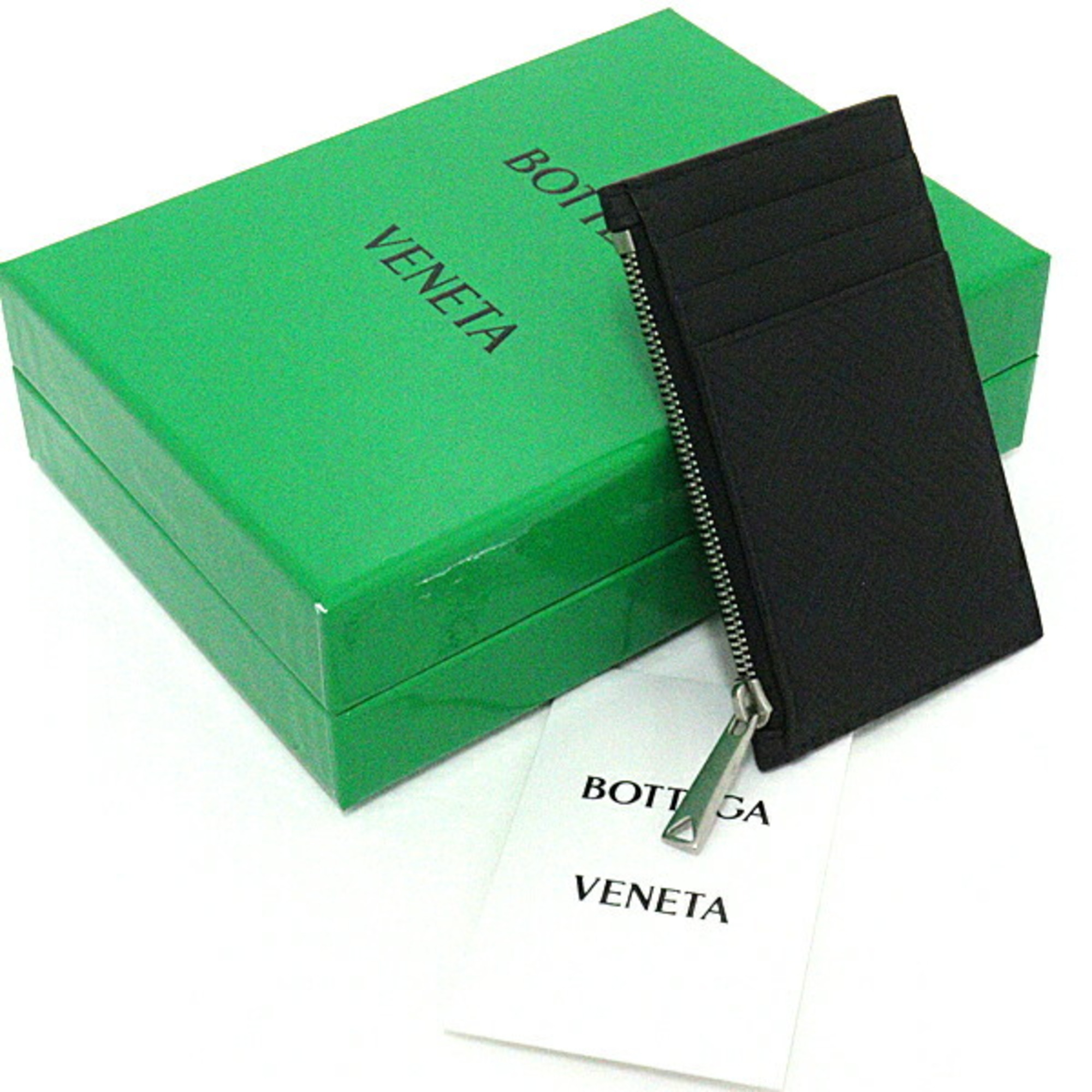 BOTTEGA VENETA Bottega Veneta card case coin pass black