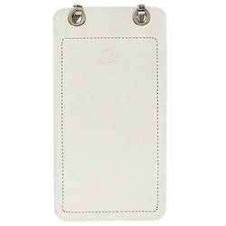 Christian Louboutin Women's Shoulder Bag Phone Box Case Leather White