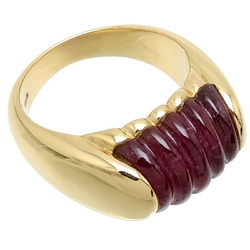 Bvlgari 750YG Tronchet Ladies Ring 750 Yellow Gold No. 12