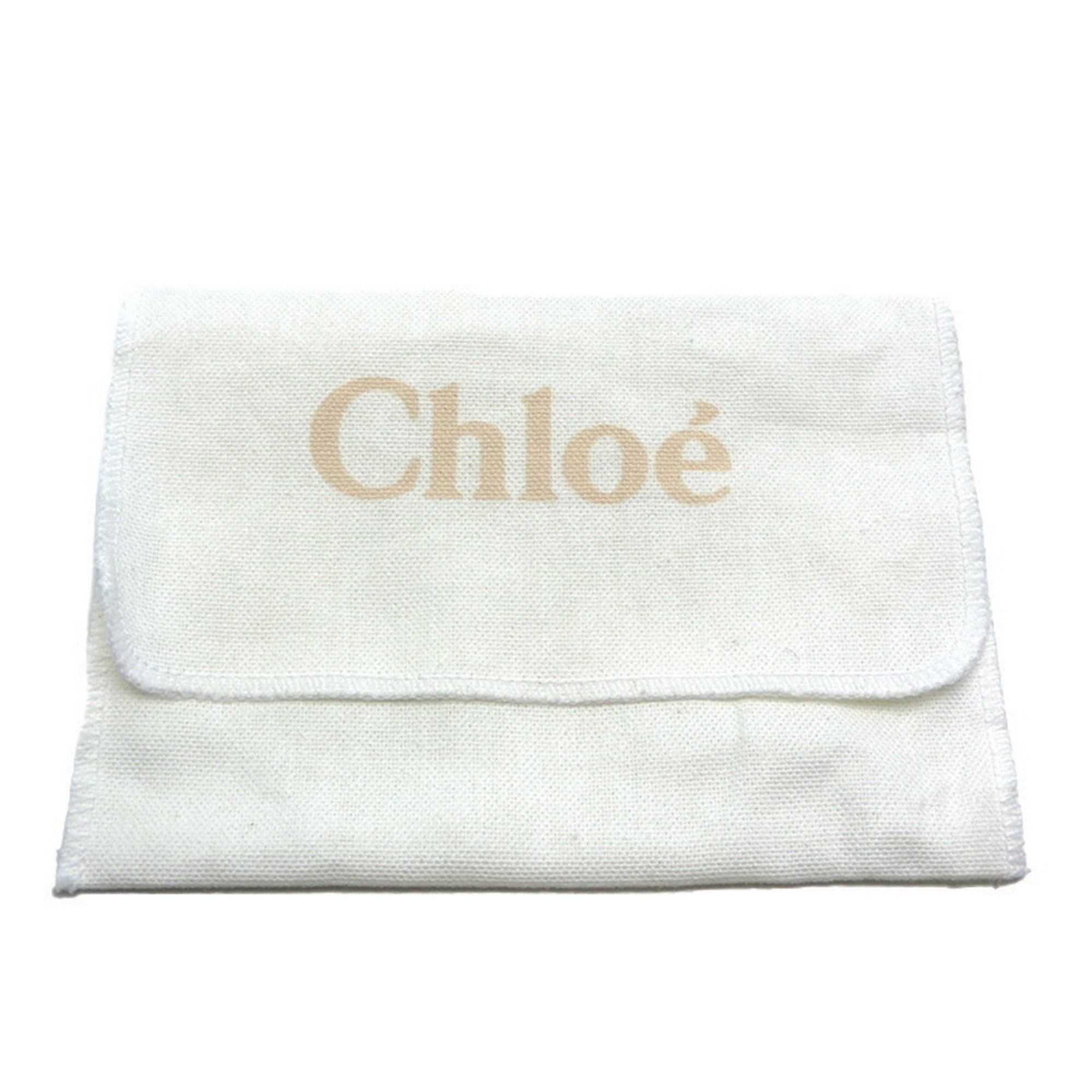 Chloé Chloe Alphabet Small Coin Purse Women's Case CHC23SP766F 5731K Leather Green