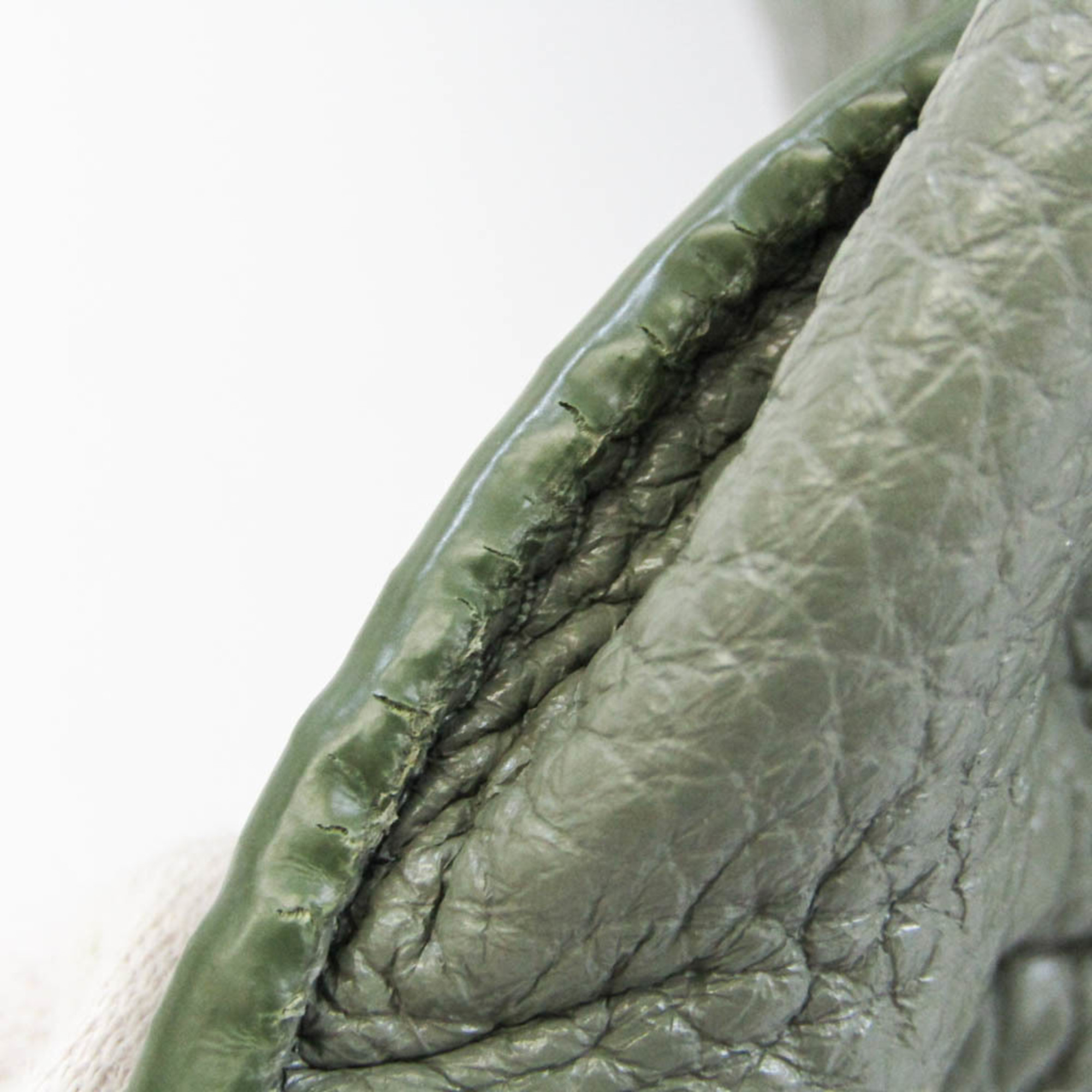 Jil Sander Women's Leather Tote Bag Green