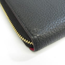 Louis Vuitton Taurillon Portofeuil Comet M63102 Women's  Taurillon Leather Long Wallet (bi-fold) Noir