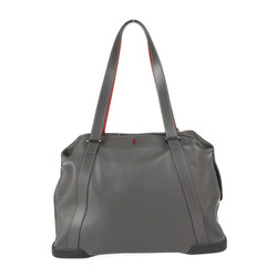 Christian Louboutin BAGDAMON bag demon handbag 1175020 leather nubuck gray Boston shoulder