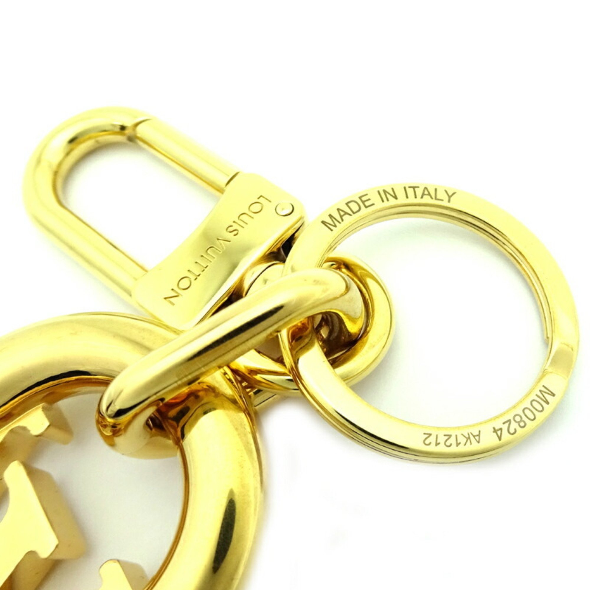 Louis Vuitton Portocre LV Link Charm Ladies and Men's M00824 GP Gold