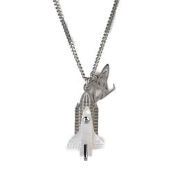 LOUIS VUITTON Louis Vuitton Collier Locket LV Galaxy 2019 Necklace M2220  Metal Mother of Pearl Silver White Pendant | eLADY Globazone
