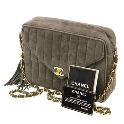 CHANEL/ Chanel suede chain shoulder bag 3093614