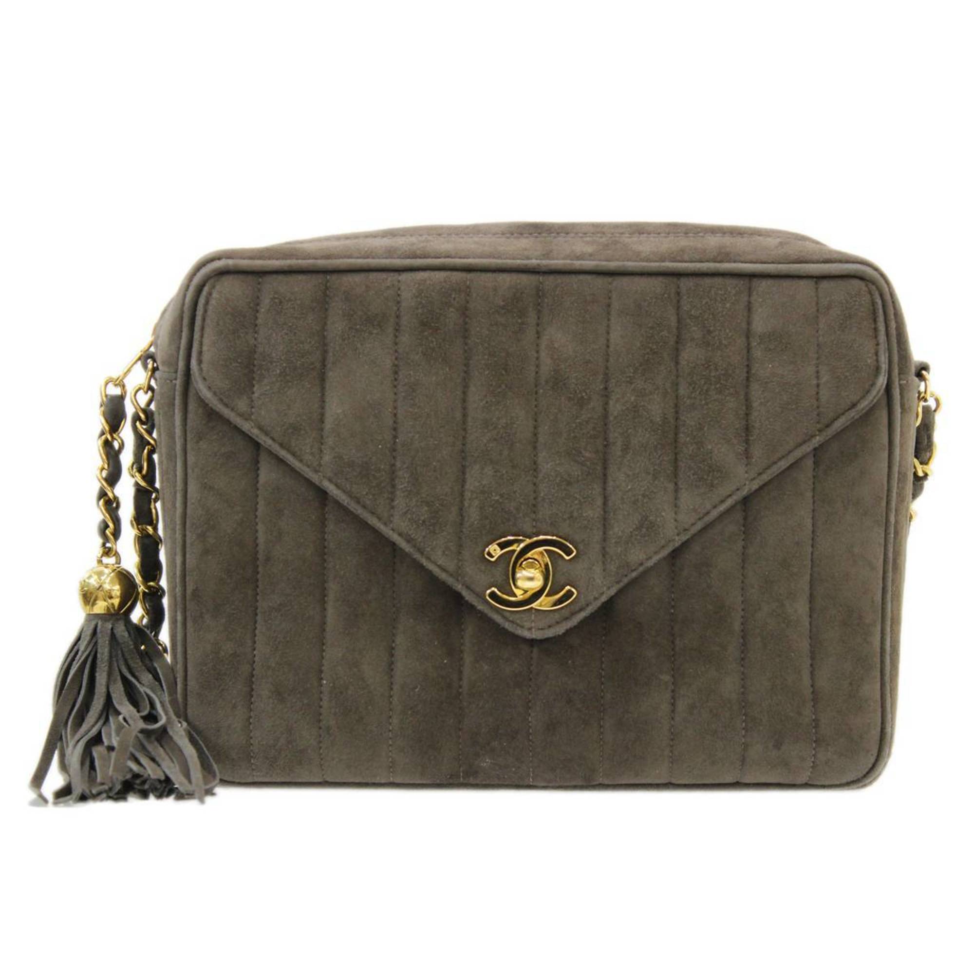 CHANEL/ Chanel suede chain shoulder bag 3093614