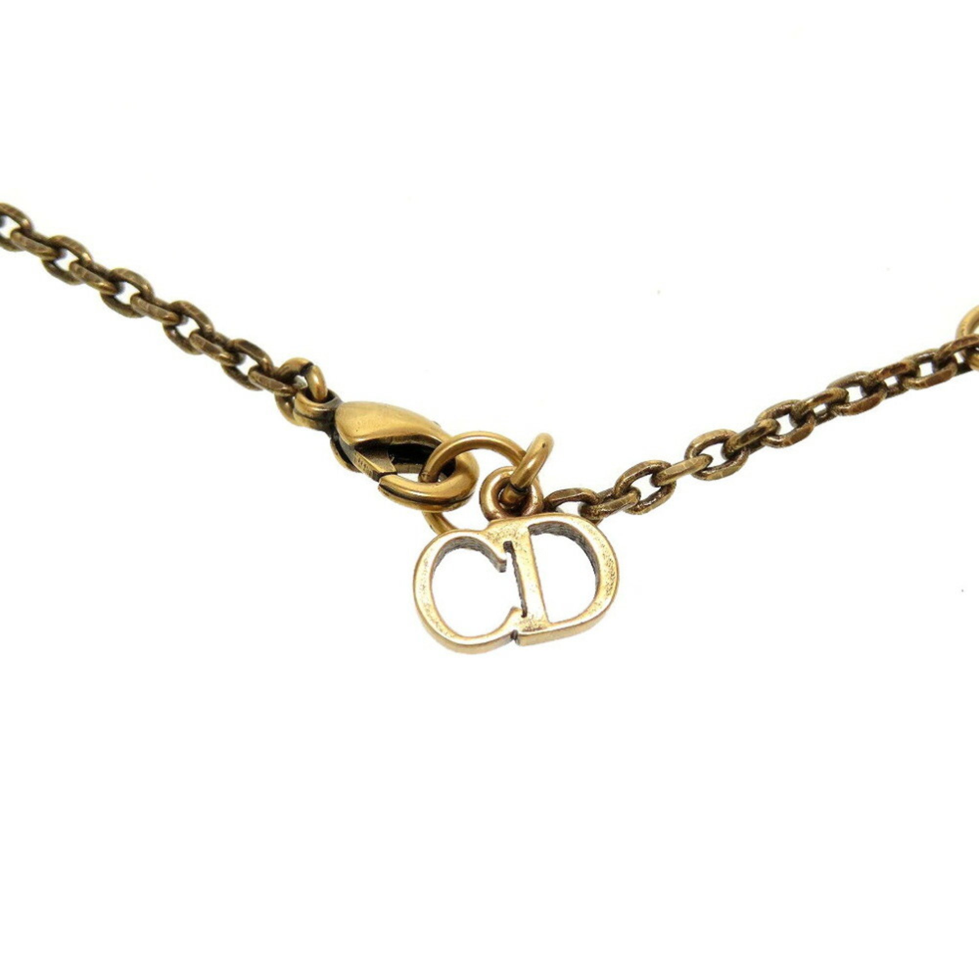 Christian Dior J'dior metal gold necklace