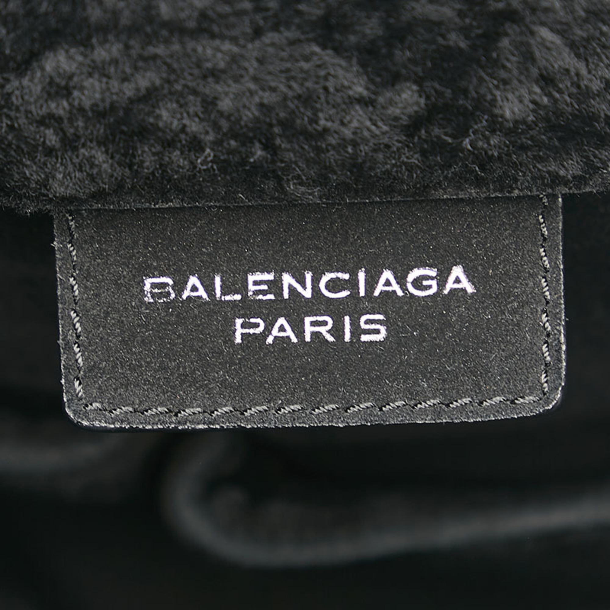 Balenciaga mouton handbag tote bag black leather ladies BALENCIAGA