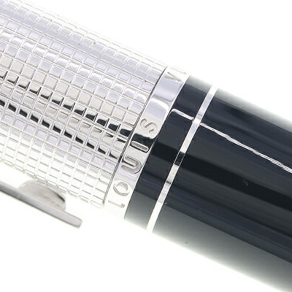 Louis Vuitton Ballpoint Pen Dock Lacquer Black Silver Men's Twist Writing  Instrument LOUIS VUITTON