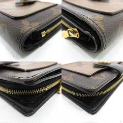 Louis Vuitton Wallet Portefeuille Juliet Brown Mini Bifold Women's Monogram Giant Reverse M69432 LOUISVUITTON