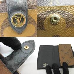 Louis Vuitton Wallet Portefeuille Juliet Brown Mini Bifold Women's Monogram Giant Reverse M69432 LOUISVUITTON