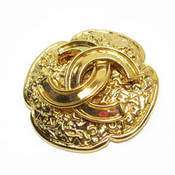 Chanel CHANEL brooch here mark metal gold ladies