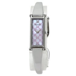 Gucci 1500L Square Face 1P Diamond Watch Stainless Steel/SS Women's