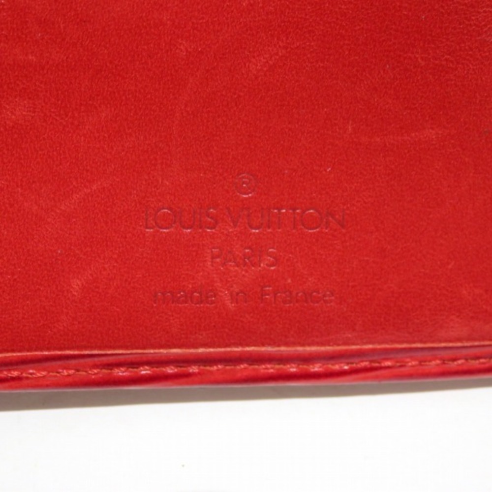 Authenticated Used Louis Vuitton Epi Portovier Cult Credit Monet M63547  Wallet Bifold Unisex 